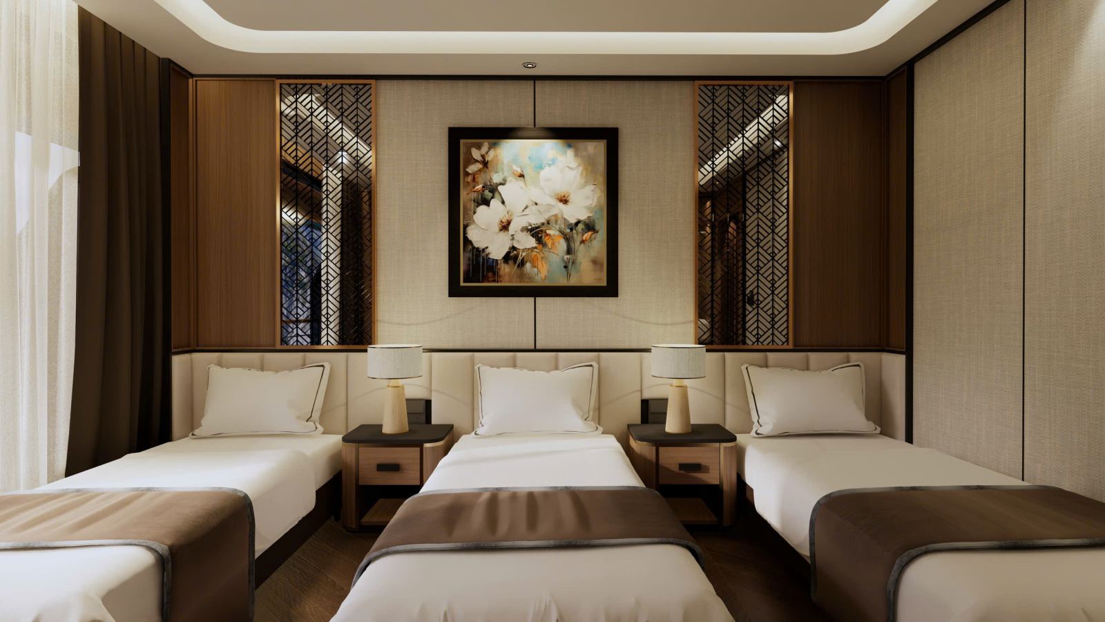TRIPLE PREMIUM DELUXE ROOM WITH PRIVATE BALCONY
